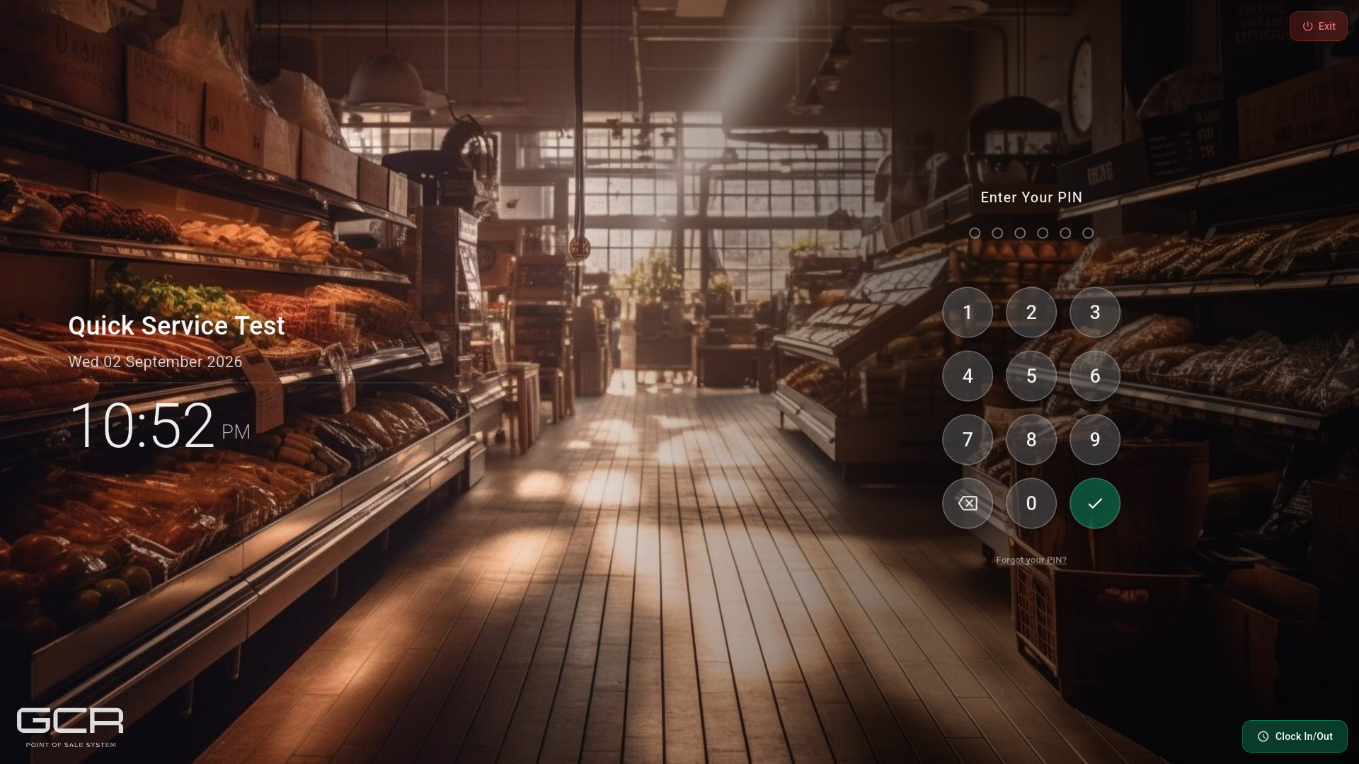 Pantalla de PIN