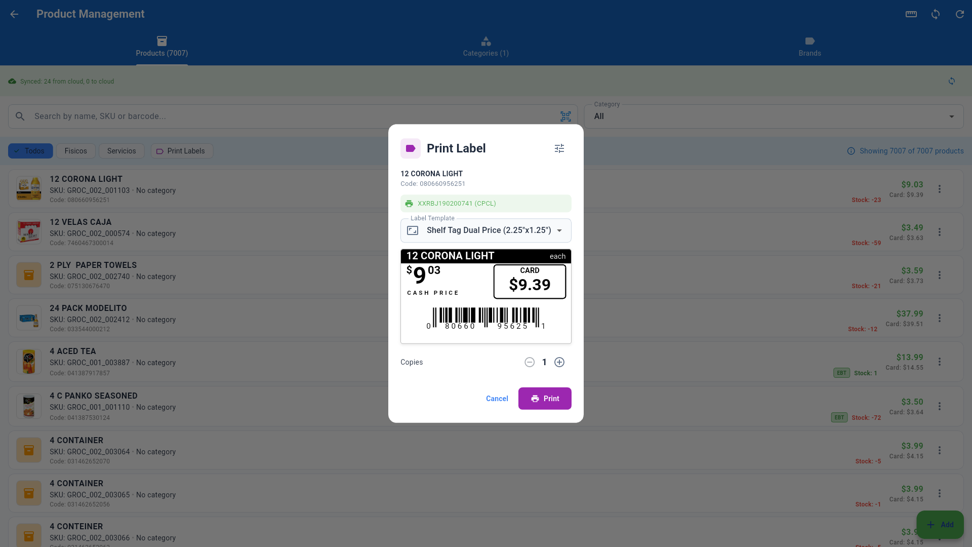Printing over Bluetooth from an Android device